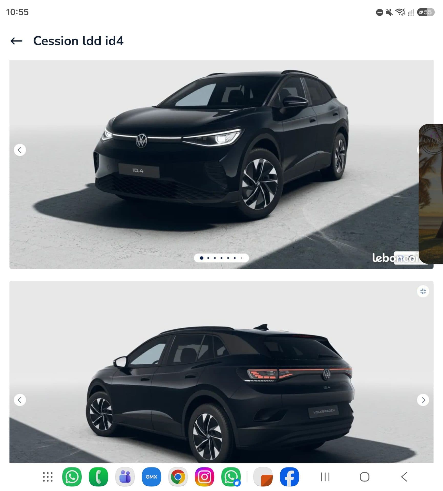 Photo de la Volkswagen Id4 2026